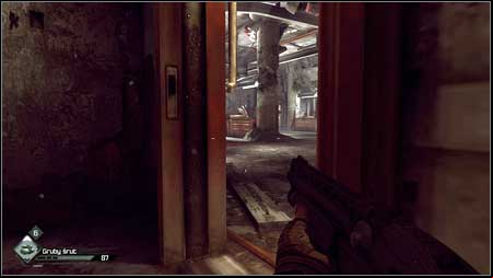 After getting inside crouch and slowly sneak into the other room - Stolen Merchandise | Side missions - Side missions - Rage Game Guide & Walkthrough