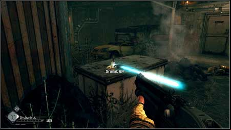 After a moment you should see a defense turret hidden around the corner - Help Wanted | Side missions - Side missions - Rage Game Guide & Walkthrough