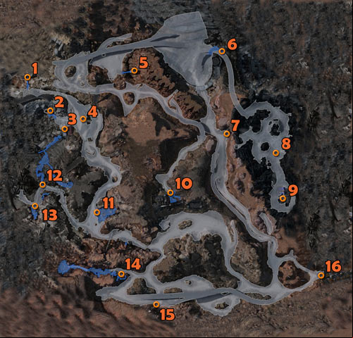 1 - Wasteland | Maps of Wasteland - Maps of Wasteland - Rage Game Guide & Walkthrough