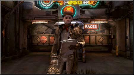 In order to participate in races in Wellspring talk to Jackie Weeks and then to Slim - Speedway | Earning money - Earning money - Rage Game Guide & Walkthrough