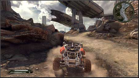 Just near the first drone you can locate the second one - Wasteland - p. 1 | Vehicle jumps - Vehicle jumps - Rage Game Guide & Walkthrough