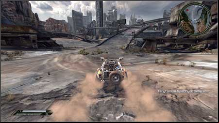 Driving from Wellspring to the Dead City you should drive under a low viaduct - Wasteland - p. 1 | Vehicle jumps - Vehicle jumps - Rage Game Guide & Walkthrough