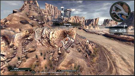 South from his house you should see the high rock - Wasteland - p. 2 | Vehicle jumps - Vehicle jumps - Rage Game Guide & Walkthrough