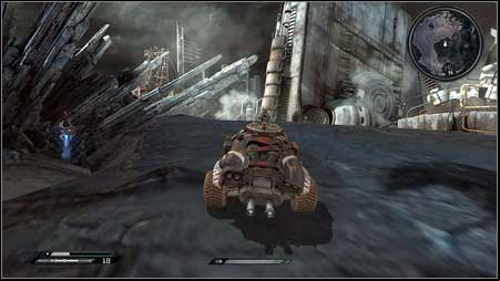 Do not drive too fast and while youre falling youll destroy the fourth drone in this location - Eastern Wasteland | Vehicle jumps - Vehicle jumps - Rage Game Guide & Walkthrough