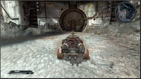 Right in front of the Power Plant entrance turn left - Eastern Wasteland | Vehicle jumps - Vehicle jumps - Rage Game Guide & Walkthrough