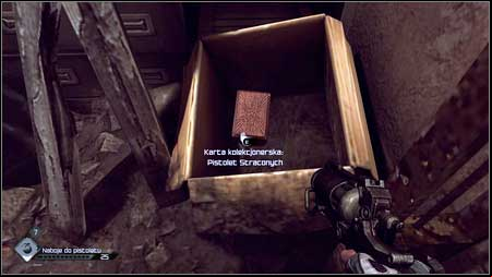 On the left from the closed door you can find a box with the card inside - Wasteland - p. 2 | Collector cards - Collector cards - Rage Game Guide & Walkthrough