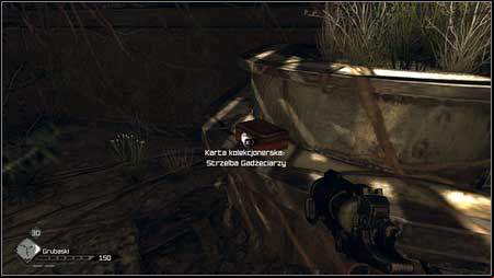 Behind the sofas there is the card lying on the stone wall - Eastern Wasteland - p. 1 | Collector cards - Collector cards - Rage Game Guide & Walkthrough