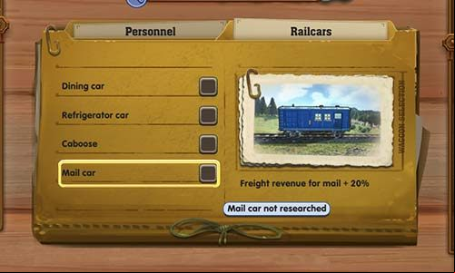 Special railcars can increase your profit from engers, mail or food products - How to make money in Railway Empire? | Begginers Game Guide - Beginners Game Guide - Railway Empire Game Guide