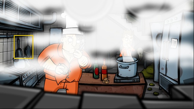 When the kitchen will be full of steam, steal pan and wok, then go to the yard - Get a magazine - Day 6 - Monday: You smoke? No thanks Im trying to quit - Randals Monday - Game Guide and Walkthrough