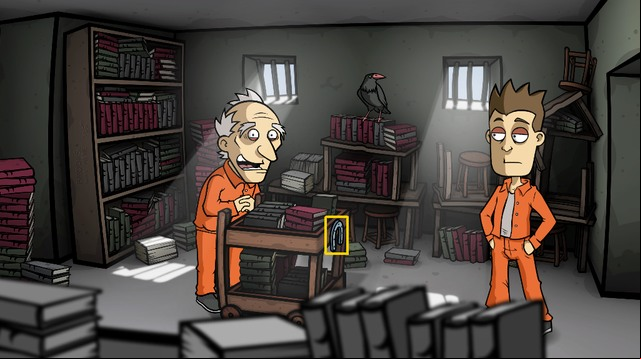 Go to the library and use crowbar with a horseshoe - Get kitchen oil - Day 6 - Monday: You smoke? No thanks Im trying to quit - Randals Monday - Game Guide and Walkthrough