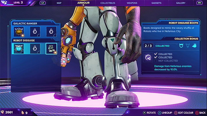 At the end of the obstacle course, you will find the secret you are looking for - Ratchet & Clank Rift Apart: Sargasso - collectibles, list of all, map - Secrets and Collectibles - Ratchet & Clank Rift Apart Guide