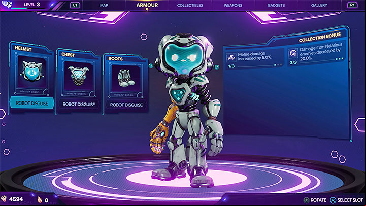 The collectible is on the last shelf behind the tower of crates - Ratchet & Clank Rift Apart: Sargasso - collectibles, list of all, map - Secrets and Collectibles - Ratchet & Clank Rift Apart Guide