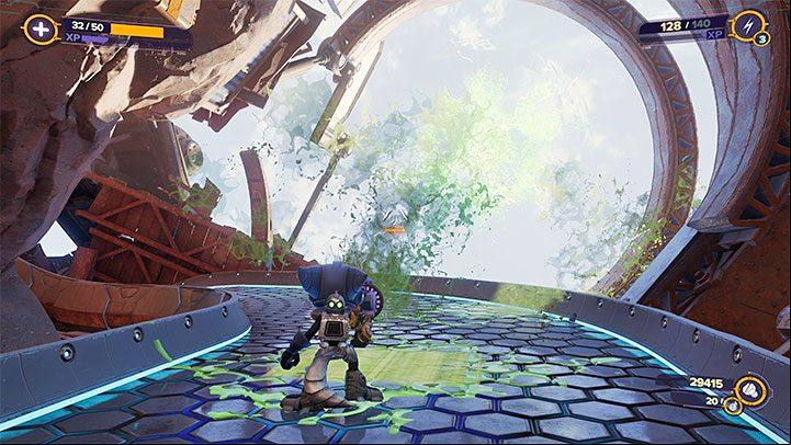 You can find the spybot once you arrive at the main village - Ratchet & Clank Rift Apart: Torren IV - collectibles, list of all, map - Secrets and Collectibles - Ratchet & Clank Rift Apart Guide