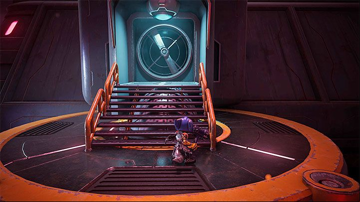 After performing a wall run, you will reach the place from the picture - Ratchet & Clank Rift Apart: Viceron - collectibles, list of all, map - Secrets and Collectibles - Ratchet & Clank Rift Apart Guide