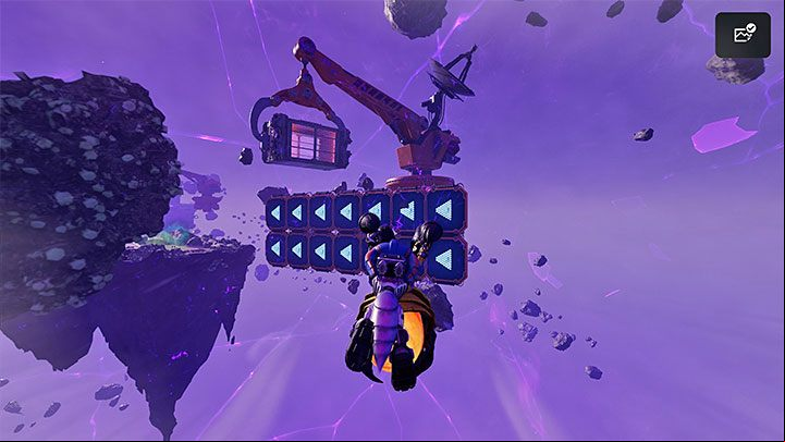 There is an obstacle course to overcome, as expected from this type of location - Ratchet & Clank Rift Apart: Viceron - collectibles, list of all, map - Secrets and Collectibles - Ratchet & Clank Rift Apart Guide