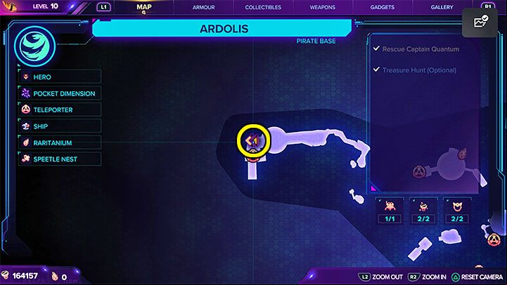 You will find the toy straight ahead when you enter a new area - Ratchet & Clank Rift Apart: CraiggerBear list - Secrets and Collectibles - Ratchet & Clank Rift Apart Guide