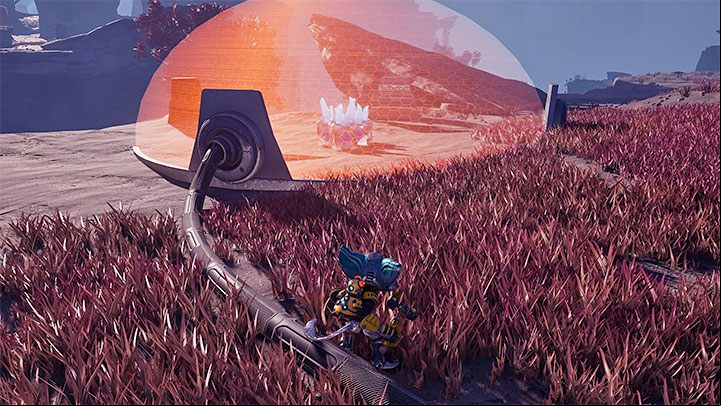 You will start encountering sphere-shaped forcefields once you visit planet Savali - Ratchet & Clank Rift Apart: Barriers, forcefields - what to do? - FAQ - Ratchet & Clank Rift Apart Guide