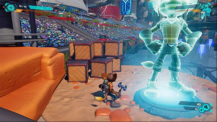 You play the prologue as Ratchet - Ratchet & Clank Rift Apart: Parade - walkthrough - Prologue - Corson V - Ratchet & Clank Rift Apart Guide