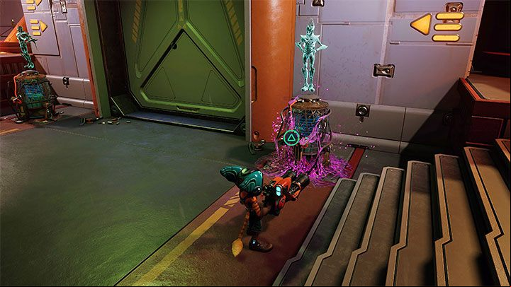 You must stay in the place where you played the boss fight - Ratchet & Clank Rift Apart: Investigate the Nefarious Statue - Nefarious City - Ratchet & Clank Rift Apart Guide