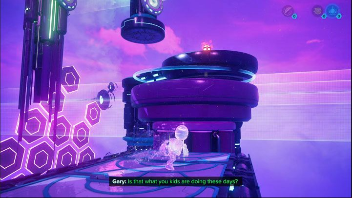 Run straight and turn right at the first opportunity - Ratchet & Clank Rift Apart: Clank, Blizar Prime - puzzle guide, list - The riddles of Clank and Kit - Ratchet & Clank Rift Apart Guide