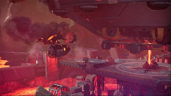 Don't forget about the opportunity of collecting ammunition and health from nearby crates - Ratchet & Clank Rift Apart: Goon Dropship, Blizar Prime - how to defeat? - Bosses - Ratchet & Clank Rift Apart Guide