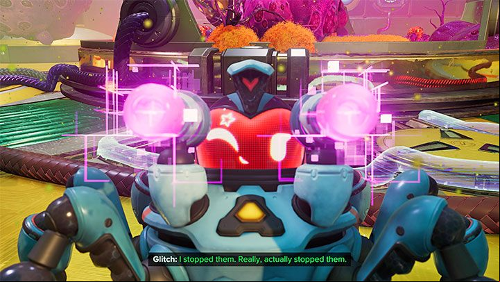 The second and third methods in the list above will help you win faster - Ratchet & Clank Rift Apart: Master Virus, Glitch scene - how to defeat? - Bosses - Ratchet & Clank Rift Apart Guide