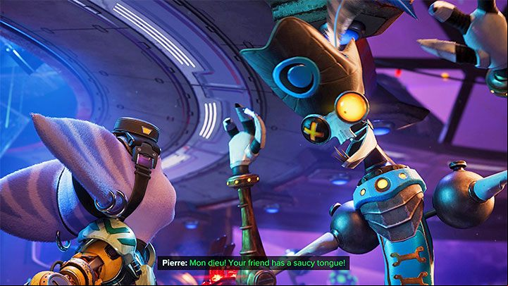 After you reach Scarstu Debris Field for the first time as part of the main storyline, you will need to visit the Gastropub - Ratchet & Clank Rift Apart: Francois, Scarstu Debris Field - how to defeat the boss? - Bosses - Ratchet & Clank Rift Apart Guide