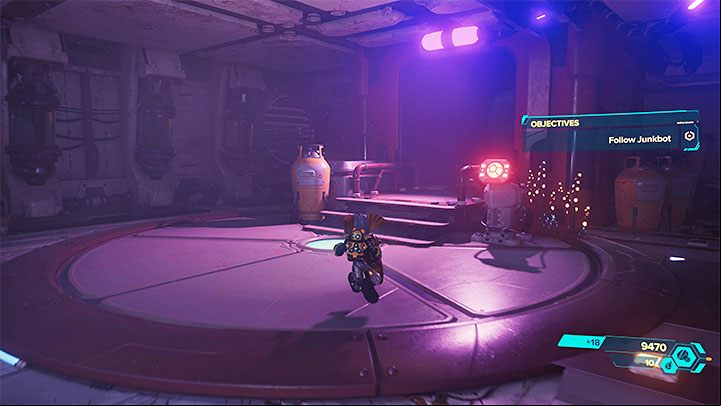 An elevator traveling to the underground complex has been unlocked nearby - Ratchet & Clank Rift Apart: Find the Rubion Forge - walkthrough - Cordelion - Ratchet & Clank Rift Apart Guide
