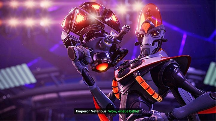 You will not succeed in ultimately stopping Dr - Ratchet & Clank Rift Apart: Meet Ratchet in Gastropub - walkthrough - Scarst debris cloud - back - Ratchet & Clank Rift Apart Guide