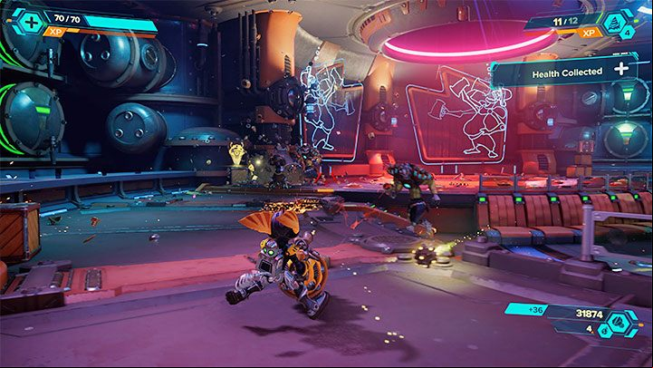 Inside it, you will face more enemies - Ratchet & Clank Rift Apart: Treasure Hunt - walkthrough - Ardolis - Ratchet & Clank Rift Apart Guide