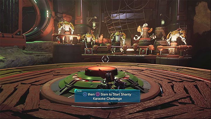 The Karaoke Challenge requires you to perform Shanty perfectly - Ratchet & Clank Rift Apart: Pirate Trials - walkthrough - Ardolis - Ratchet & Clank Rift Apart Guide