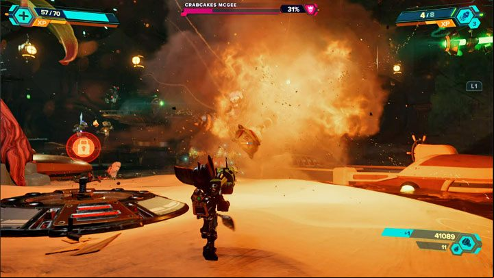 Run around the central island - Ratchet & Clank Rift Apart: Pirate Trials - walkthrough - Ardolis - Ratchet & Clank Rift Apart Guide