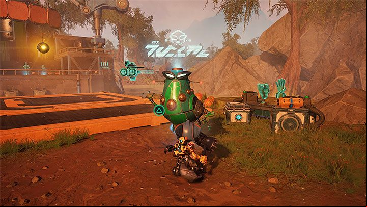You start in the place where you have ed 3 logic puzzles as Kit - Ratchet & Clank Rift Apart: Destroy Nefarious ships - walkthrough - Return to Sargasso - Ratchet & Clank Rift Apart Guide