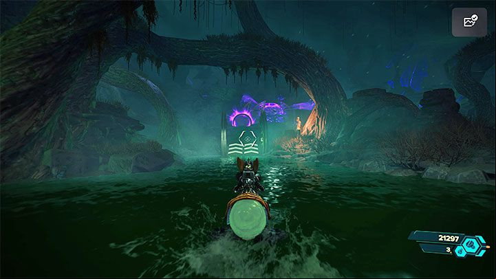 This part isn't complicated - Ratchet & Clank Rift Apart: Reaching the anomalies in the catacombs - walkthrough - Savali - return - Ratchet & Clank Rift Apart Guide