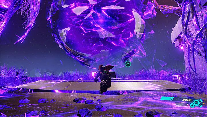 After the battles, approach the new anomaly - Ratchet & Clank Rift Apart: Reaching the anomalies in the catacombs - walkthrough - Savali - return - Ratchet & Clank Rift Apart Guide