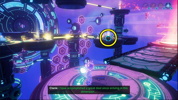 Remain in that location - Ratchet & Clank Rift Apart: Reaching the anomalies in the catacombs - walkthrough - Savali - return - Ratchet & Clank Rift Apart Guide