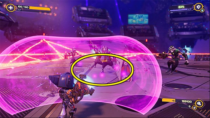You focus on the trophy only after the weapon becomes the Void Reactor - Ratchet & Clank Rift Apart: Trophies - List - Appendix - Ratchet & Clank Rift Apart Guide