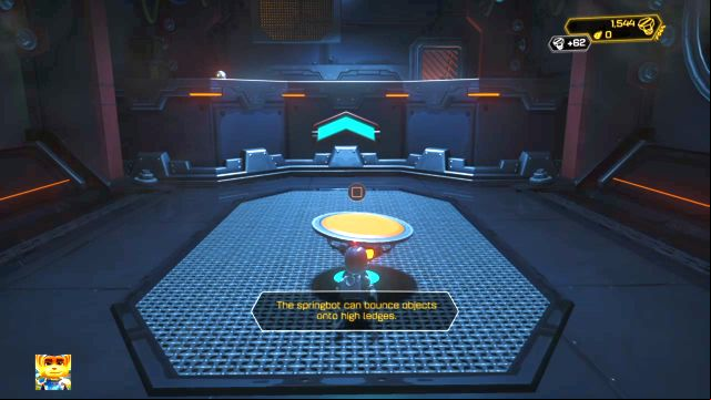 One of the many robots you will use to solve various puzzles. - Ratchet & Clank: Planet Veldin - Walkthrough - Walkthrough - Ratchet and Clank Game Guide & Walkthrough
