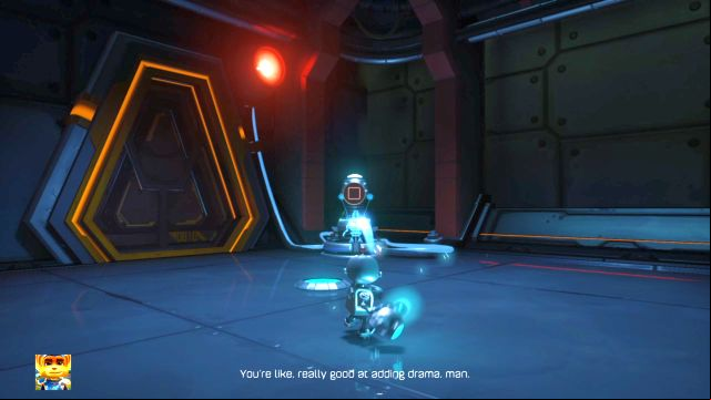 Another robot, this time used to power up coil-like mechanisms. - Ratchet & Clank: Planet Veldin - Walkthrough - Walkthrough - Ratchet and Clank Game Guide & Walkthrough