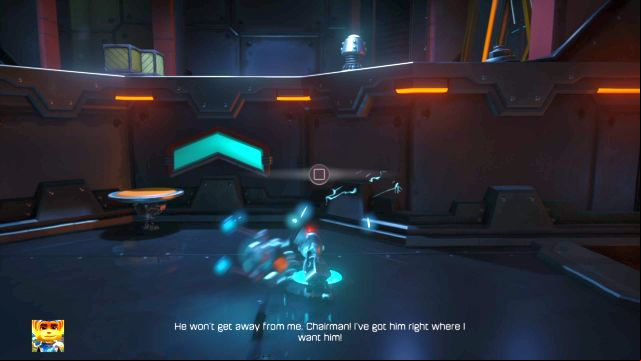 Use one of the robots to get to the elevator and the other one to power up the mechanism. - Ratchet & Clank: Planet Veldin - Walkthrough - Walkthrough - Ratchet and Clank Game Guide & Walkthrough