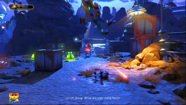 Mastering dodges is one of the most important things. - Ratchet & Clank: Planet Veldin - Walkthrough - Walkthrough - Ratchet and Clank Game Guide & Walkthrough