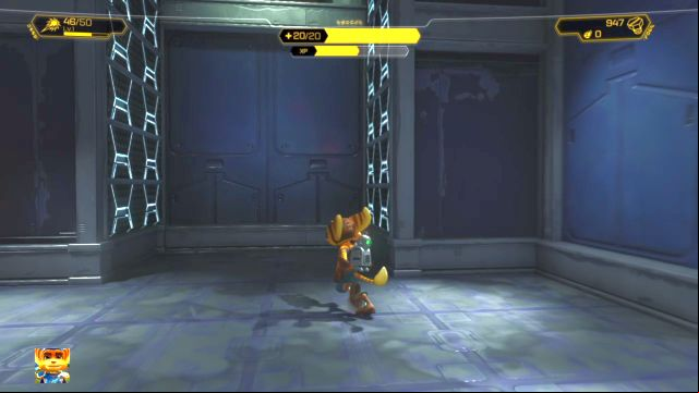 Bounce off the walls to reach the top. - Ratchet & Clank: Planet Novalis - Walkthrough - Walkthrough - Ratchet and Clank Game Guide & Walkthrough