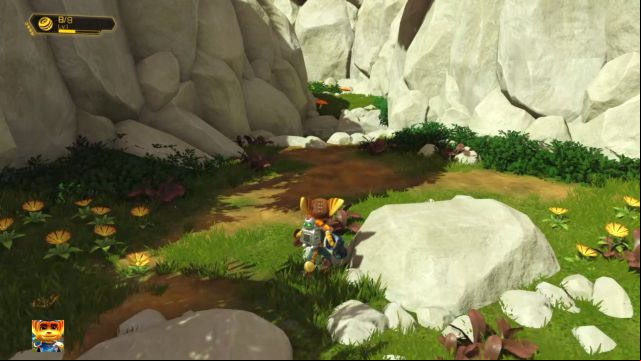 A ageway leading to the secret cave. - Ratchet & Clank: Planet Novalis - Walkthrough - Walkthrough - Ratchet and Clank Game Guide & Walkthrough