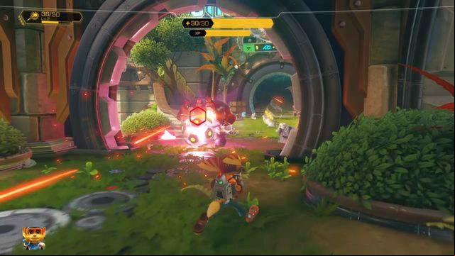 Another encounter with enemies. - Ratchet & Clank: Planet Kerwan - Walkthrough - Walkthrough - Ratchet and Clank Game Guide & Walkthrough