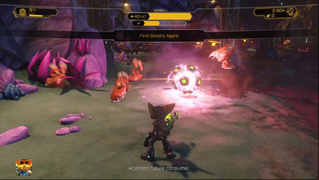 Another group of Sandsharks. - Ratchet & Clank: Planet Aridia - Walkthrough - Walkthrough - Ratchet and Clank Game Guide & Walkthrough