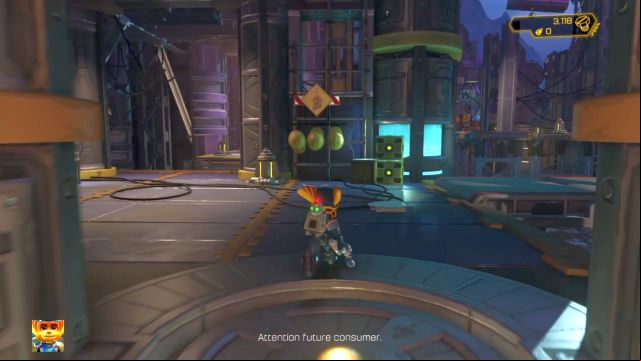 Ignore the age in front of you. - Ratchet & Clank: Planet Aridia - Walkthrough - Walkthrough - Ratchet and Clank Game Guide & Walkthrough