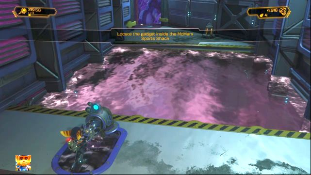 Hydrodisplacer will be used a number of Times here, as well as on other planets. - Ratchet & Clank: Planet Aridia - Walkthrough - Walkthrough - Ratchet and Clank Game Guide & Walkthrough