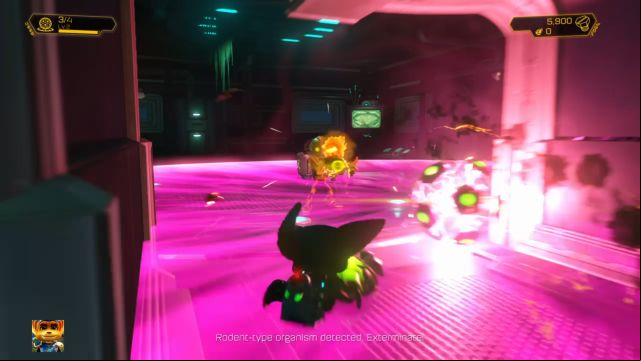 Proton Drum is extremely effective in small, closed areas. - Ratchet & Clank: Planet Rilgar - Walkthrough - Walkthrough - Ratchet and Clank Game Guide & Walkthrough