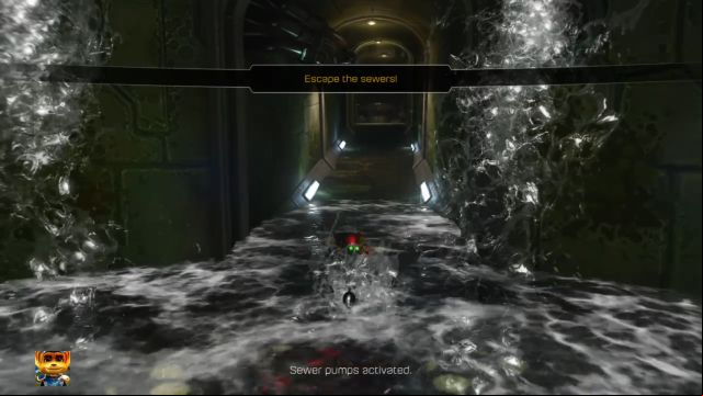 After activating the button you must hurry up. - Ratchet & Clank: Planet Rilgar - Walkthrough - Walkthrough - Ratchet and Clank Game Guide & Walkthrough
