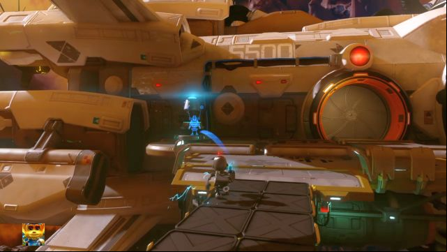 Head to the next room. - Ratchet & Clank: Planet Nebula G34 - Walkthrough - Walkthrough - Ratchet and Clank Game Guide & Walkthrough